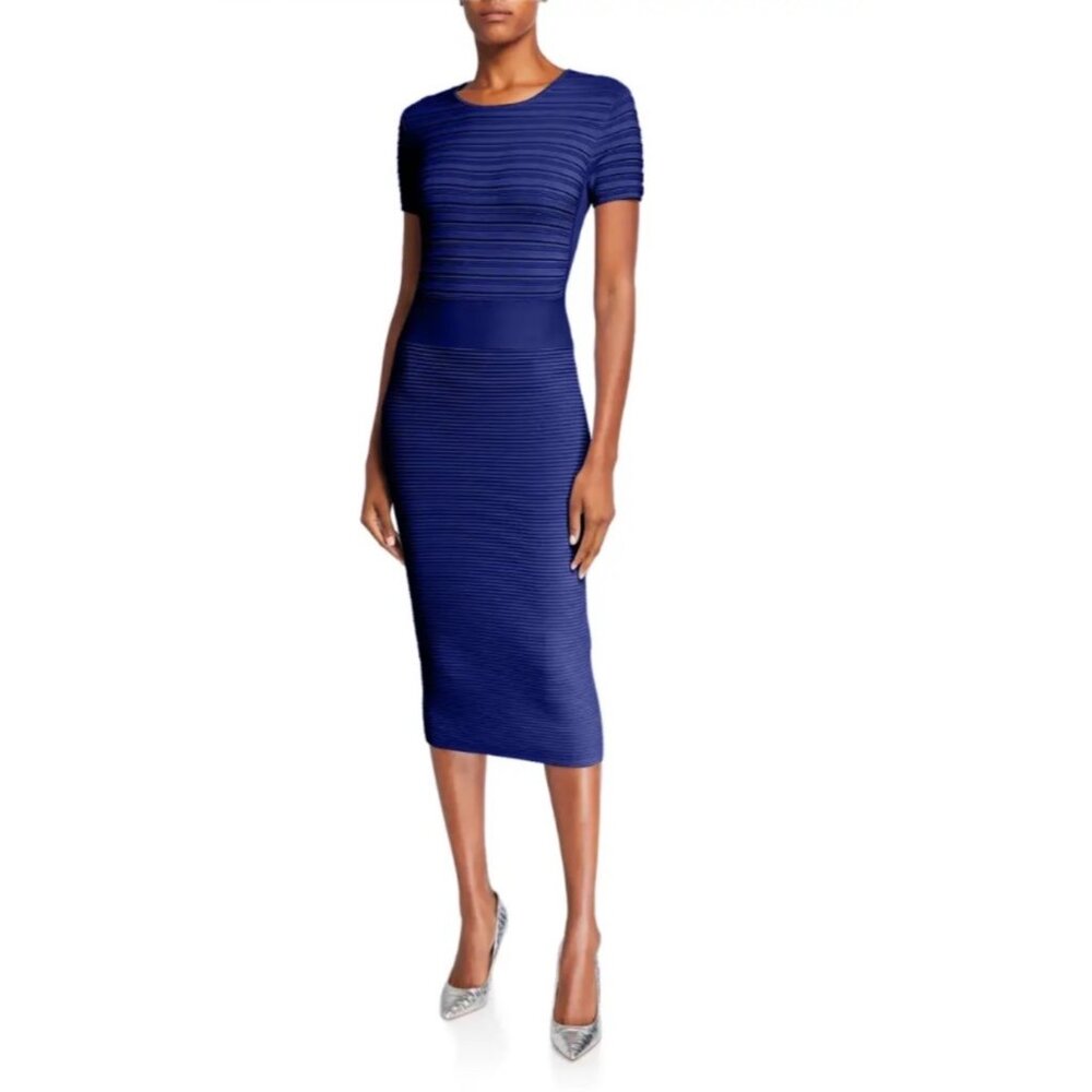 Emporio Armani Blue Midi Dress